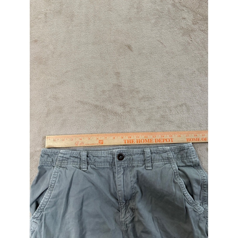 American Eagle Outfitters Men’s Cargo Shorts - Gray Green - Picture 10 of 12